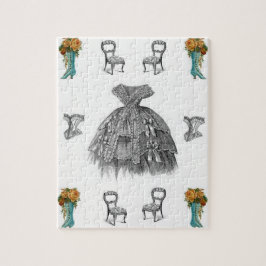 vintage green bots jigsee quebra-cabeça