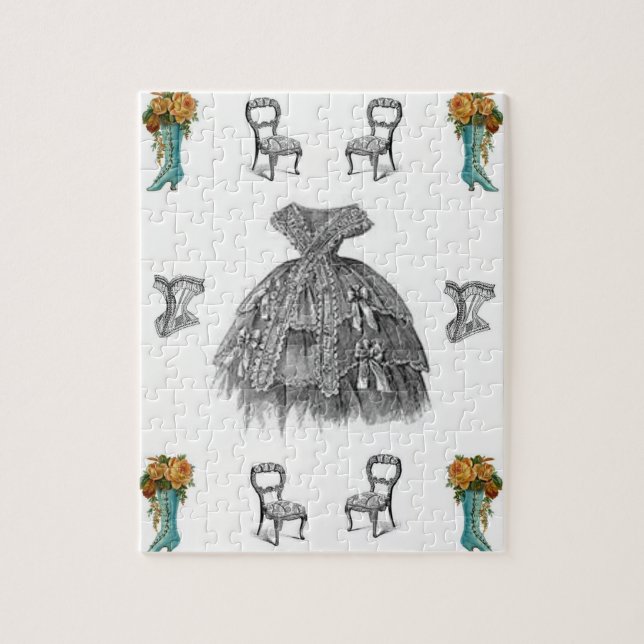 vintage green bots jigsee quebra-cabeça (Vertical)