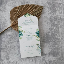 Vintage Green Eucalyptus Wedding