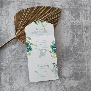 Vintage Green Eucalyptus Wedding  