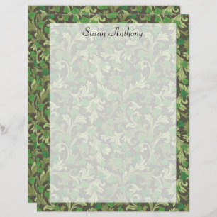 Vintage Green Ivy Crescendo Livro de Trellis