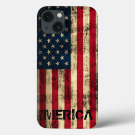 Vintage Grunge Personalizado 'Bandeira Merica