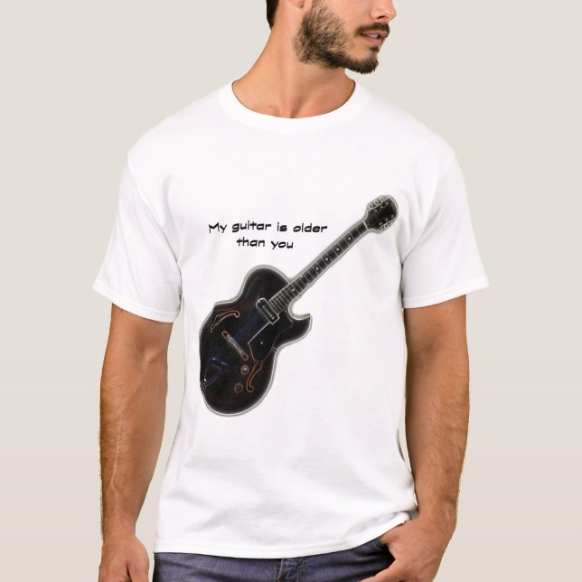 Vintage Guitar T-Shirt (Frente)