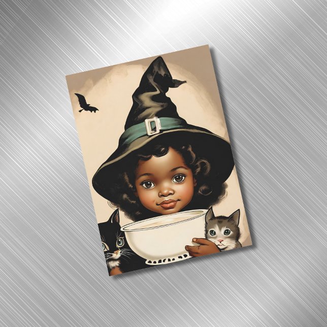 vintage Halloween cutie no5 - cartão magnético (Criador carregado)