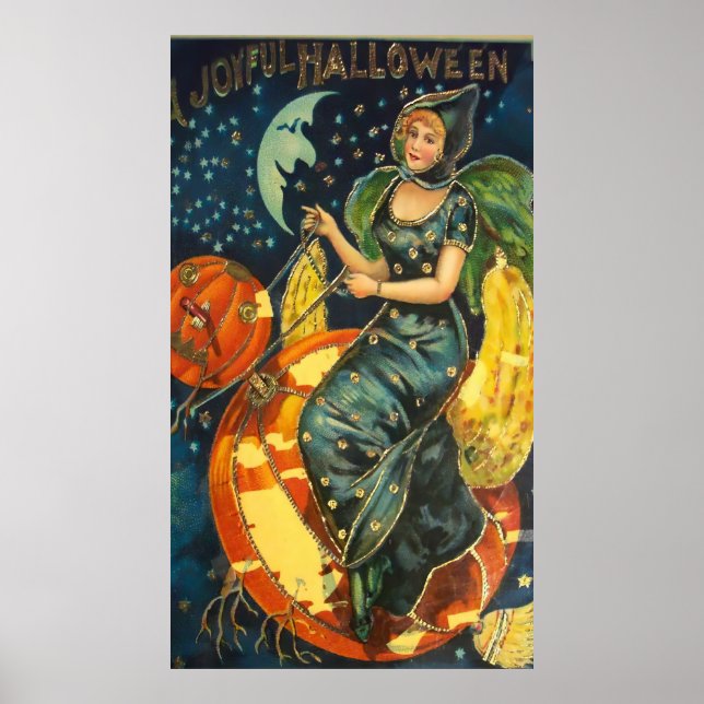 Vintage Halloween Poster (Frente)