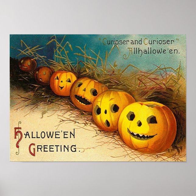 Vintage Halloween - Poster (Frente)