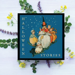 Vintage Halloween Storytime Little Wity Black Cat