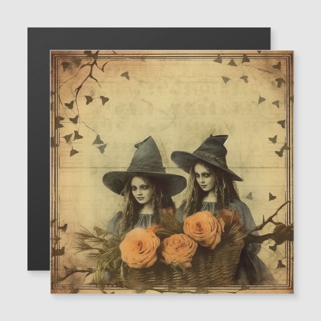 Vintage Halloween Witchcraft (11) (Frente/Verso)