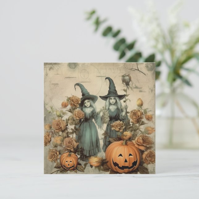 Vintage Halloween Witchcraft (6) (Em pé/Frente)