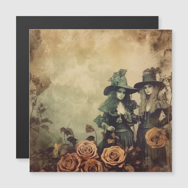 Vintage Halloween Witchcraft (7) (Frente/Verso)