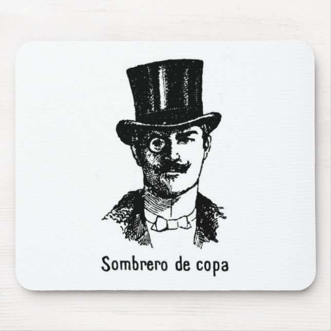 Vintage Hats Mouse Pad (Frente)