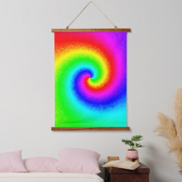 Vintage Hippie Boho Tie Dye Psychedelic Twirl