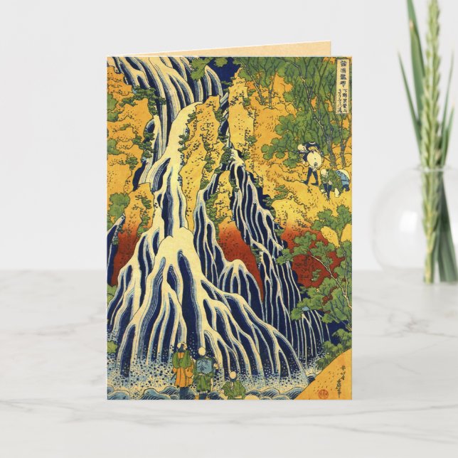 Vintage Hokusai - Cartões de Saudação Japoneses (Frente)