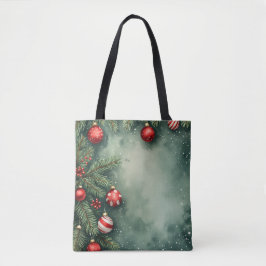 Vintage Holiday Watercolor Bolsa