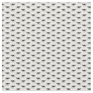 Vintage Holstein Cows Tecido com COR BG PERSONALIZ