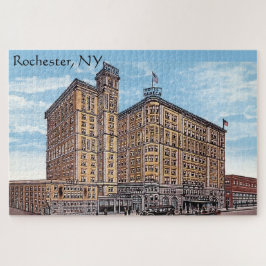 Vintage Hotel Seneca Rochester NY Quebra-cabeça