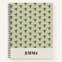 Vintage Hummingbird Personalizado