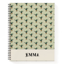 Vintage Hummingbird Personalizado