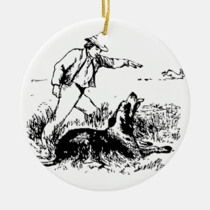 Vintage Hunter, Hare e Hound Enfeites de natal