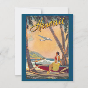 Vintage Ilhas Havaianas Viagem Aloha Pacífico