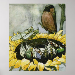 Vintage Illustration Else Wenz Vietor Poster