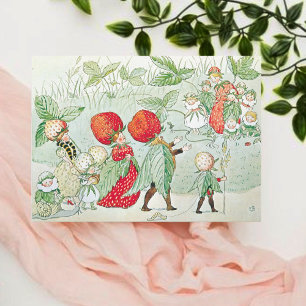 Vintage Illustration Little Lassie de Elsa Beskow