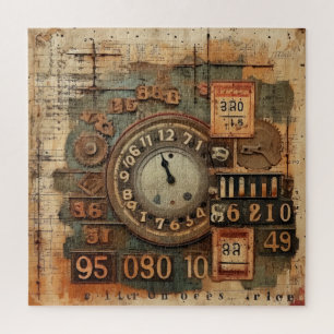 Vintage Industrial Grunge Quebra-cabeça