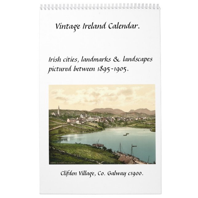 Vintage Ireland, antigo calendário de imagens irla (Capa)