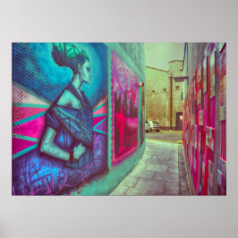 Vintage Ireland Street Art Poster