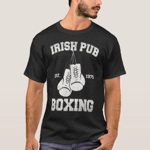 Vintage Irish Pub Est 1975 Boxing Day Camisetas