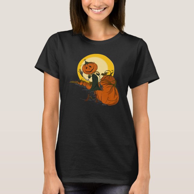 Vintage Jackolantern Halloween T-Shirt (Frente)