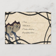 Vintage Japan Owl rsvp com envelopes