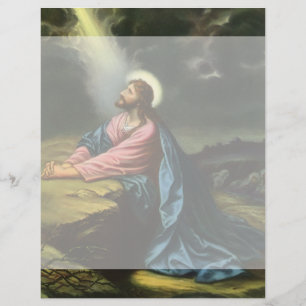 Vintage Jesus Cristo Rezando, Jardim de Gethsemane