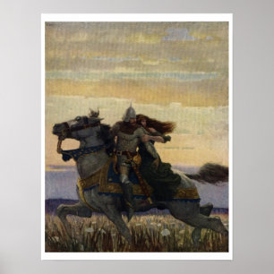 Vintage King Arthur Série 1 Art Impressão