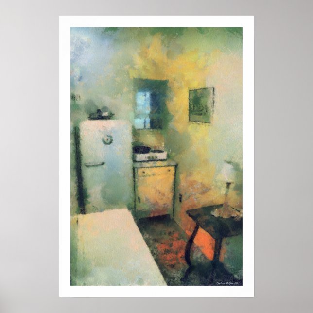 Vintage Kitchen Trabalho de arte Poster (Frente)