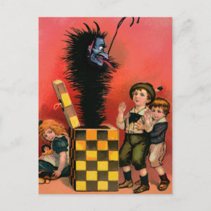Vintage Krampus Jack no cartão postal