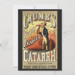 Vintage Label Art, Pocket Asthma Inhaler de Crumb
