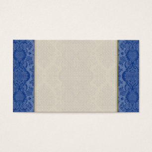 Vintage laçado floral no azul médio