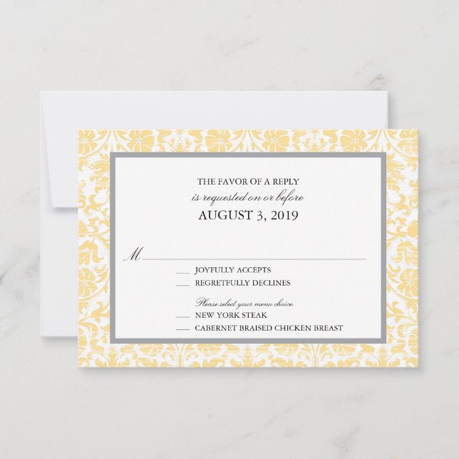 Vintage Lace Affair RSVP (Frente)