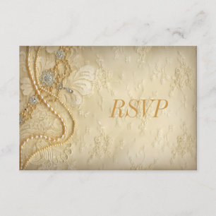 Vintage Lace e Pearls RSVP