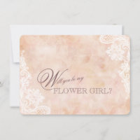 Vintage Lace Rosas Velha Rapariga De Casamento De