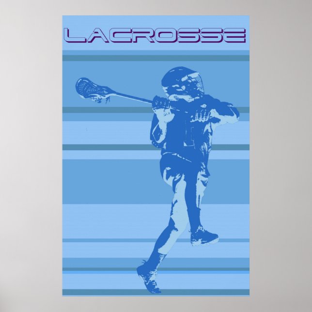 Vintage lacrosse Strike Poster (Frente)