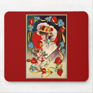 Vintage Lady My Namorados Mousepad