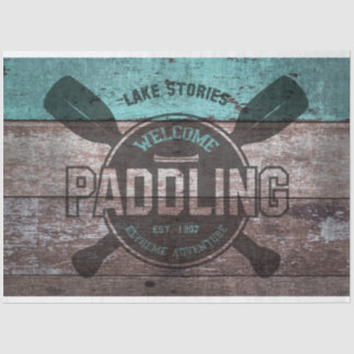 Vintage Lake Stories - Sinalização de Papel Tecidu