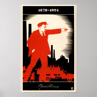 Vintage Lenin Poster