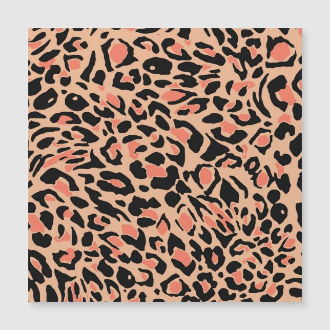 Vintage Leopard Pattern Design (Frente)
