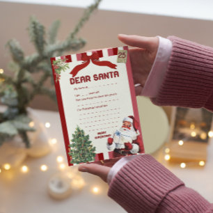 Vintage - Letra para Papais noeis Lista de Desejos