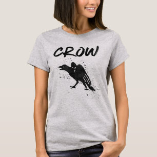 Vintage Letterpress Crow T-Shirt