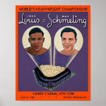 Vintage Lewis vs. Poster de Cobrir do Programa Sch
