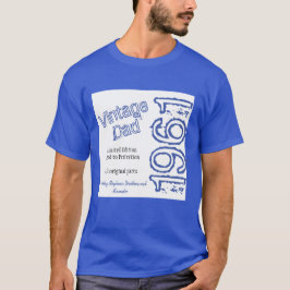 Vintage Limited Edition Ano Blue T-Shirt